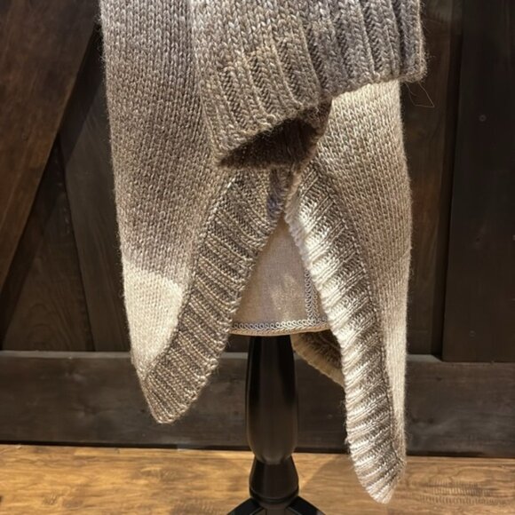 Parkhurst pinch short sleeve turtle neck knit cozy sweater - Picture 5 of 12